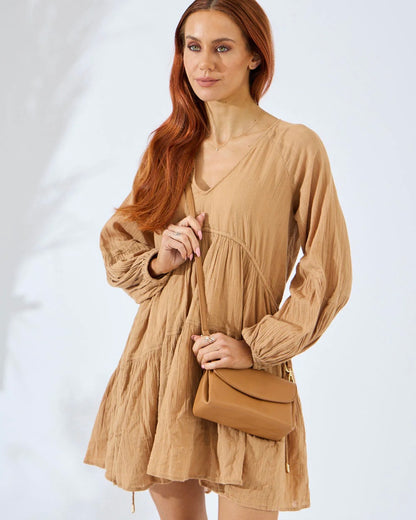 Malibu Crossbody Bag (Tan)