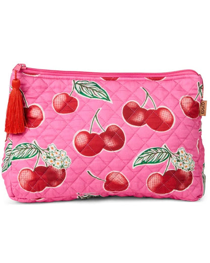 Quilted Cotton Toiletry Purse (Cherry Blossom)
