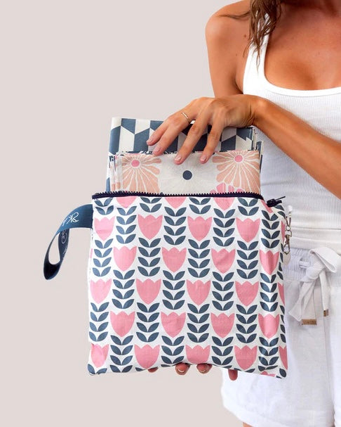 Shopper Bag & Trolley Token Set  (Navy)