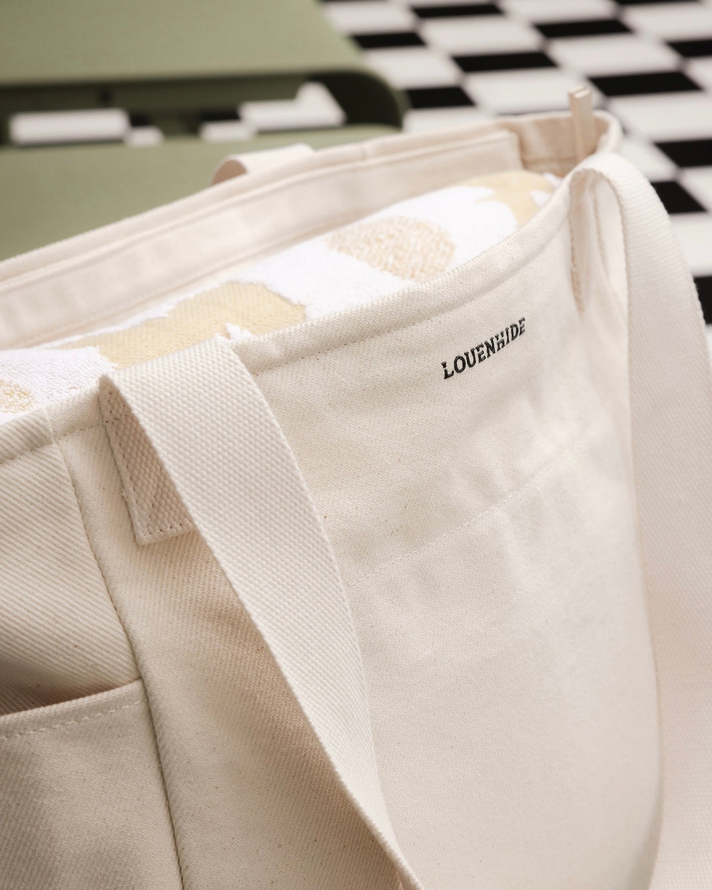 Charlotte Canvas Tote Bag (Natural)