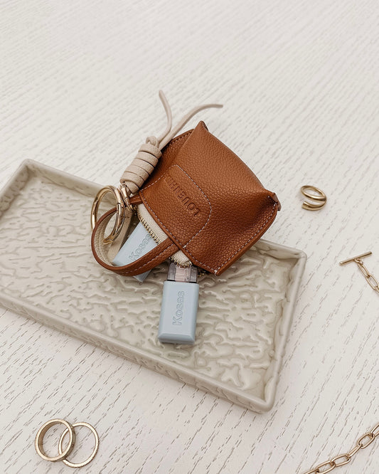 Gina Bag Charm (Tan)