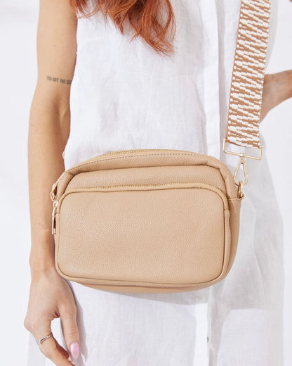 California Crossbody Bag (Beige)
