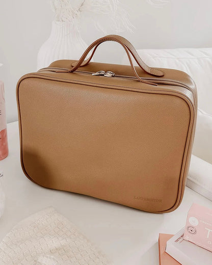 Emma Makeup Case (Camel)