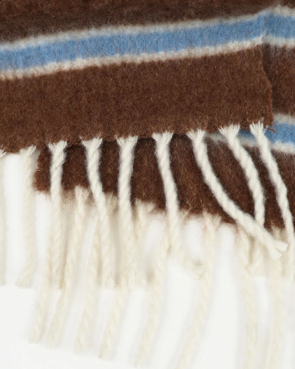 Basset Fluffy Stripe Scarf
