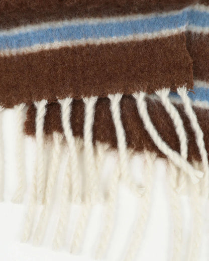 Basset Fluffy Stripe Scarf
