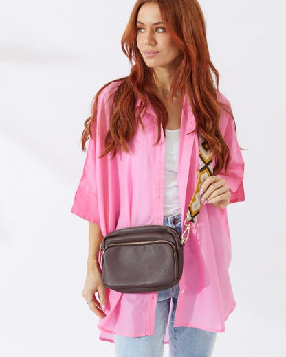 California Crossbody Bag (Chocolate)