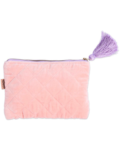 Velvet Cosmetic Purse (Sherbert)