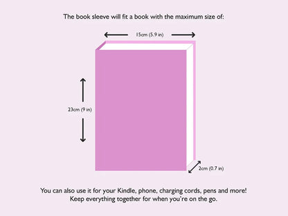 Book Sleeve (Red Check)