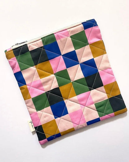 Book Sleeve (Pink Check)