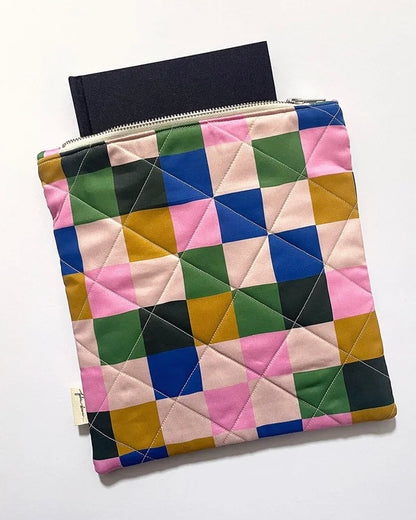 Book Sleeve (Pink Check)