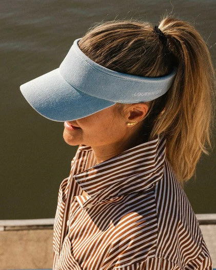 Riley Visor (Denim Chambray)