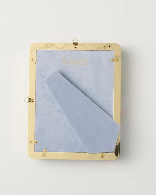 Spring In The Air Oval Velvet Photo Frame