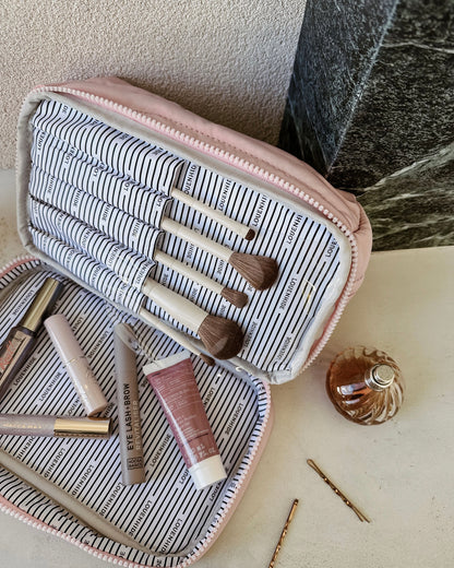 Mila Makeup Case (Baby Pink)