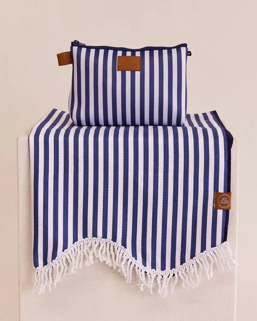 Sky Gazer Beach Towel- Classic Navy (Large)