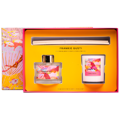 Holiday Candle + Diffuser Duo (Coral Bloom)