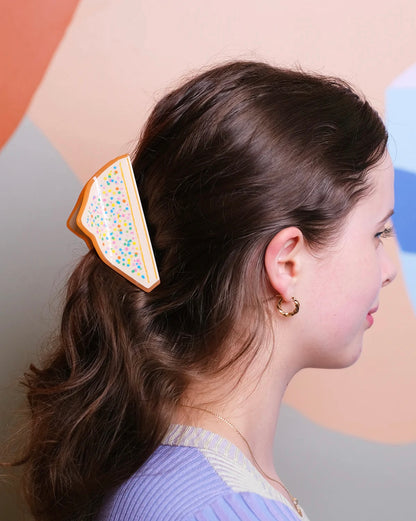 Fairy Bread Hair Claw Clip