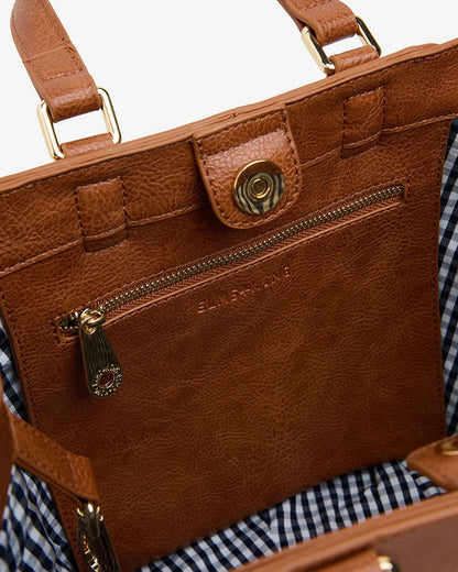 Carnegie Tote (Tan/Weave)