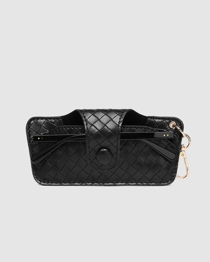 Skittle Sunglass Case (Woven Black)