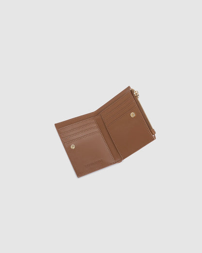 Lilly Woven Wallet (Tan)