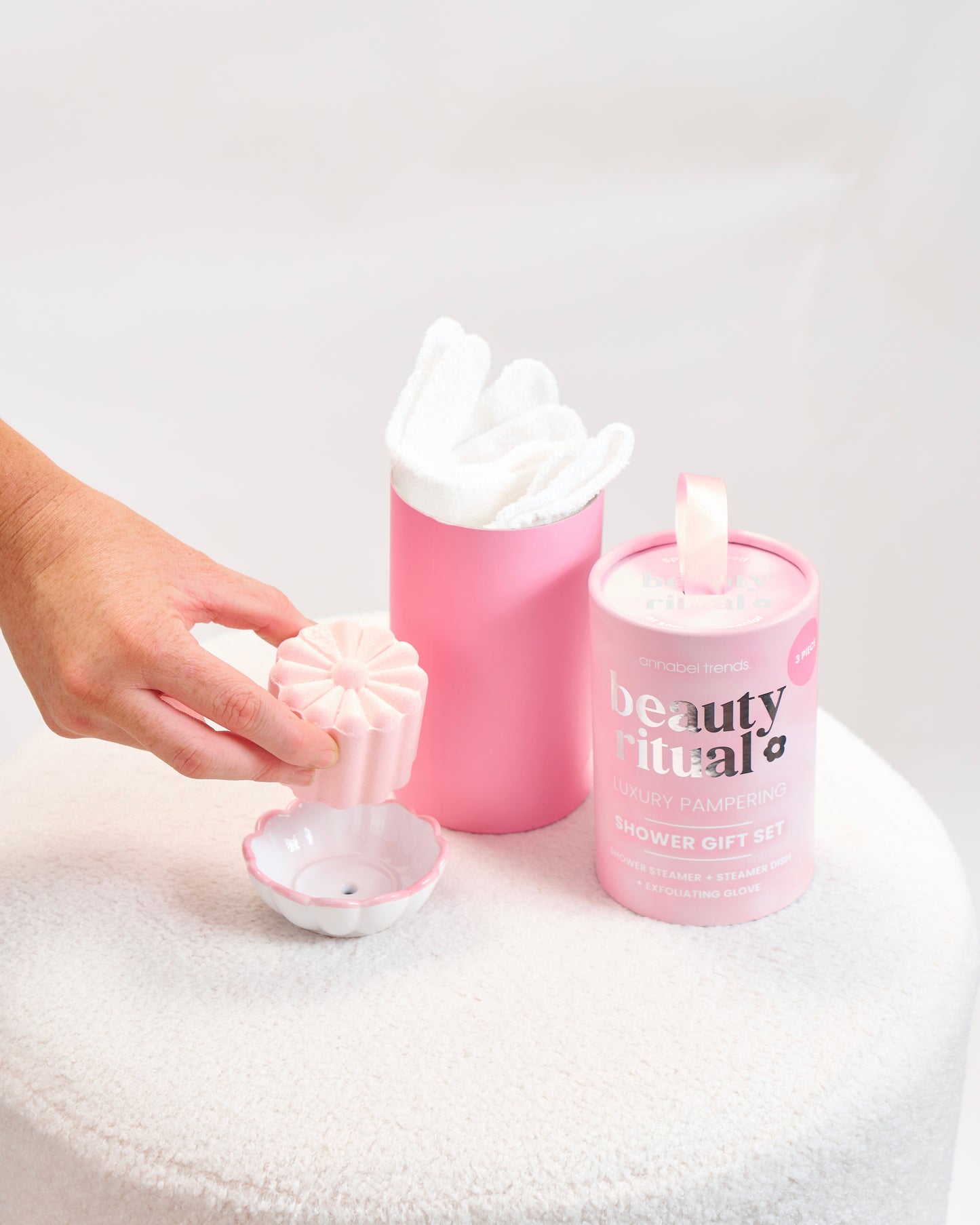 Beauty Ritual Shower Gift Set (Dusty Pink)