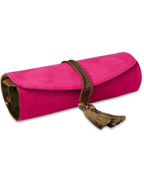 Prickly Pear Velvet Jewellery Roll