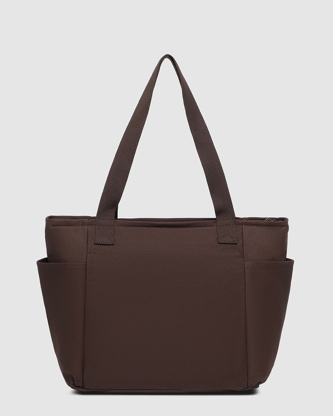 Charlotte Canvas Tote Bag (Chocolate)