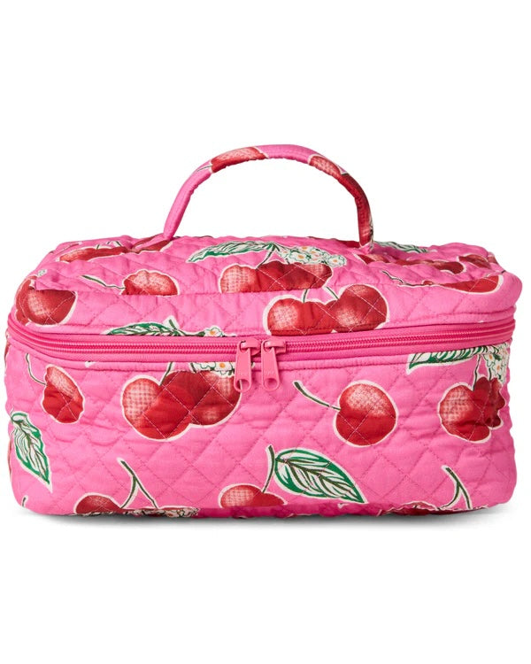 Quilted Cotton Toiletry Case (Cherry Blossom)
