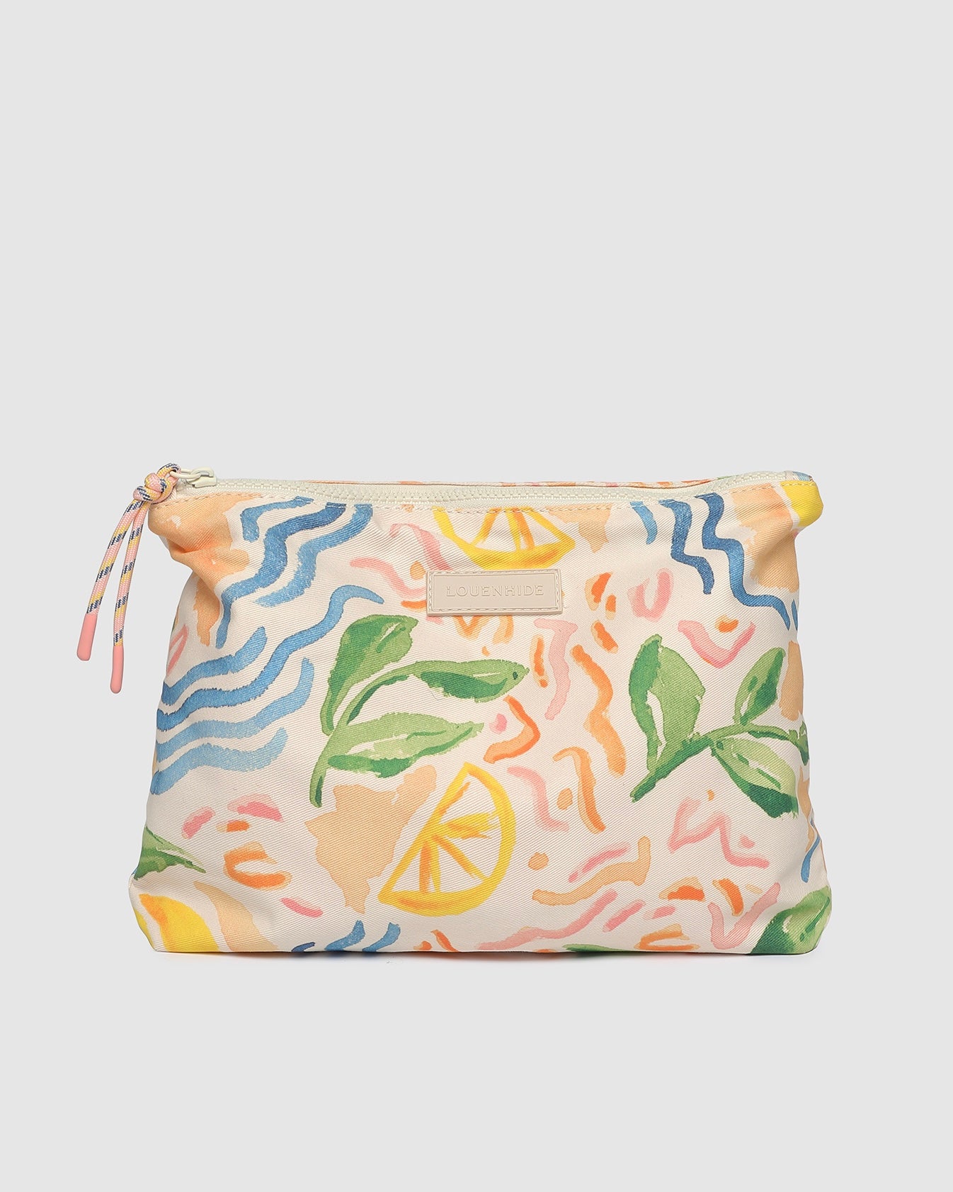 Carly Pouch/Makeup Bag (Lemon Print)