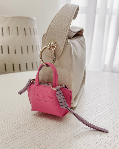 Gina Bag Charm (Hot Pink)