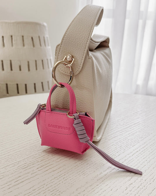 Gina Bag Charm (Hot Pink)