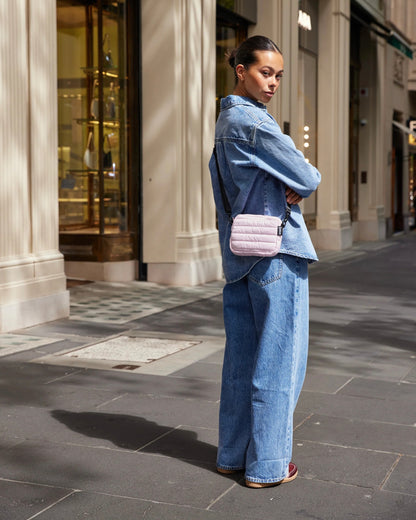 Mini Base Crossbody Bag (Peony)