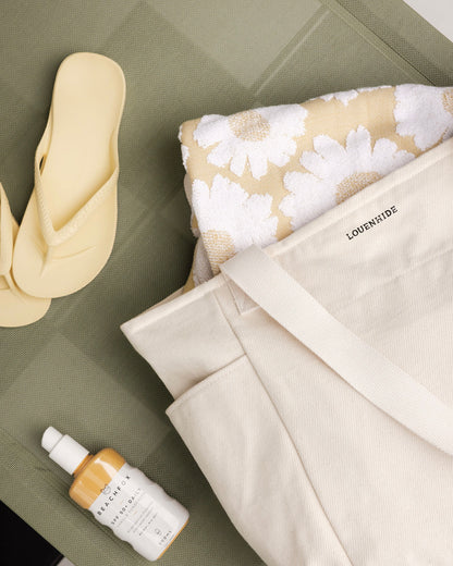 Charlotte Canvas Tote Bag (Natural)