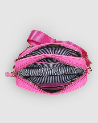Cali Nylon Crossbody Bag (Pink)