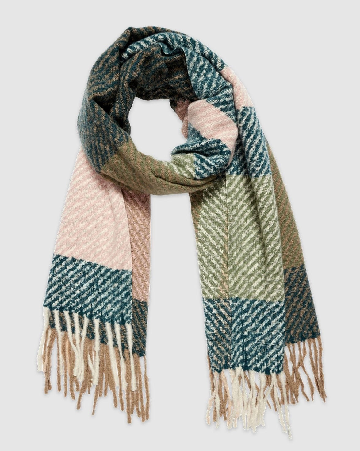 Cambridge Scarf (teal), louenhide, winter scarf