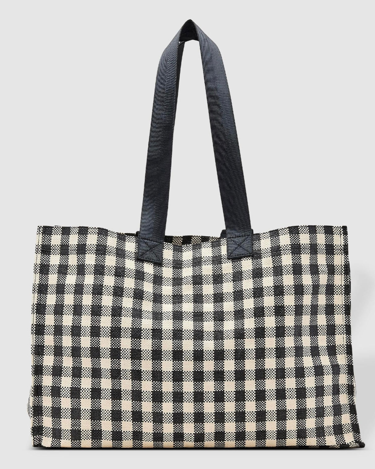 Simpson Beach/Carry All/Shopper Bag (Black/Cream), louenhide, beach bag, tote bag, shopper bag