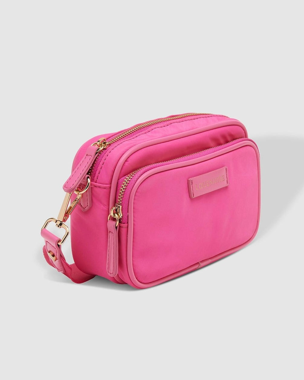 Cali Nylon Crossbody Bag (Pink)