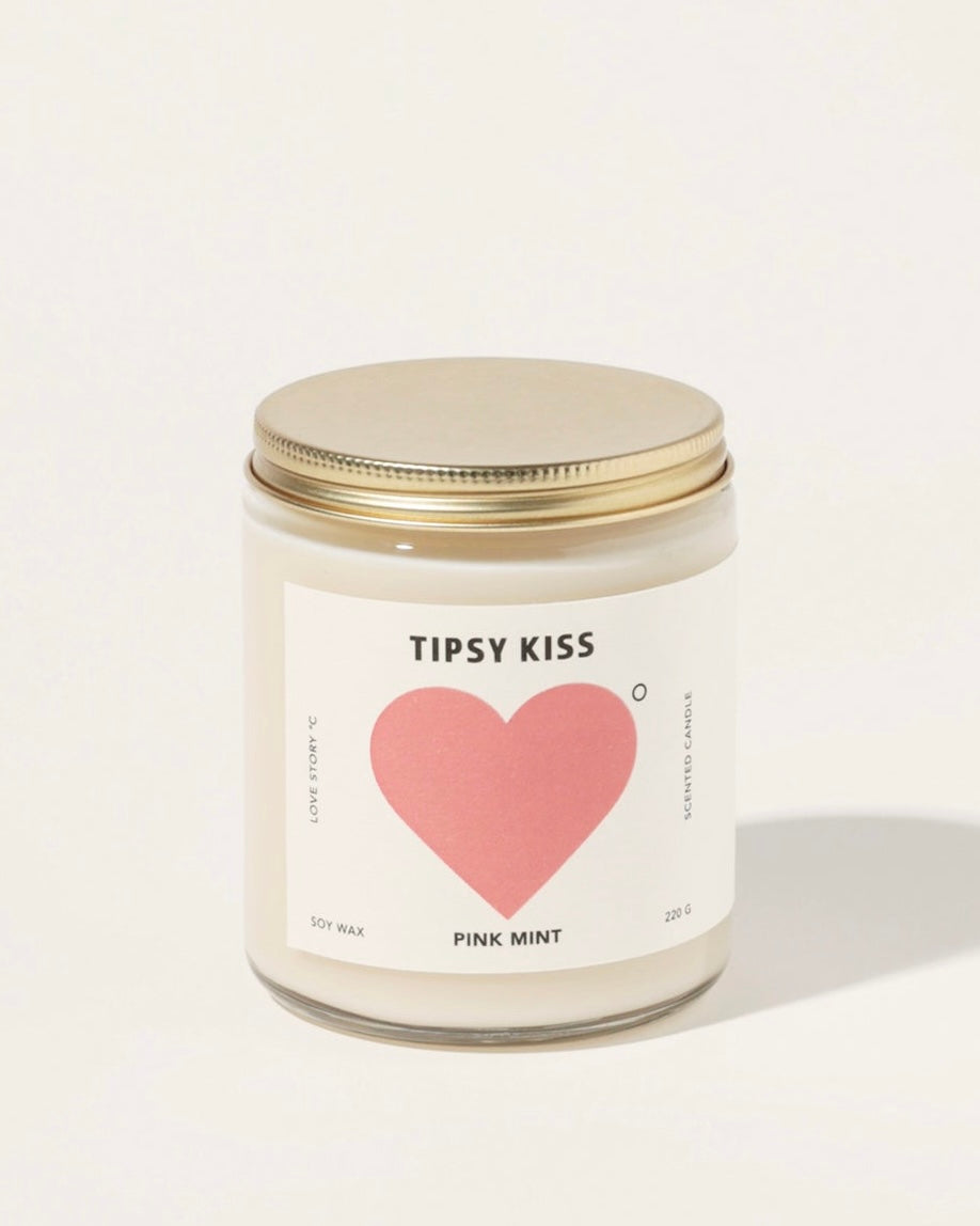 Pinkmint Soy Candle (Tipsy Kiss)