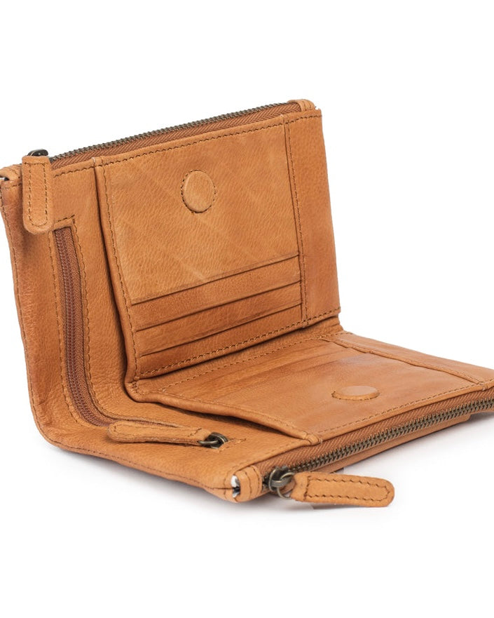 ruby purse, dusky robin, leather, wallet