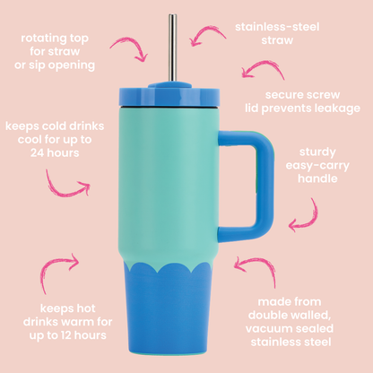 Super Sip Tumbler (Musk & Green)