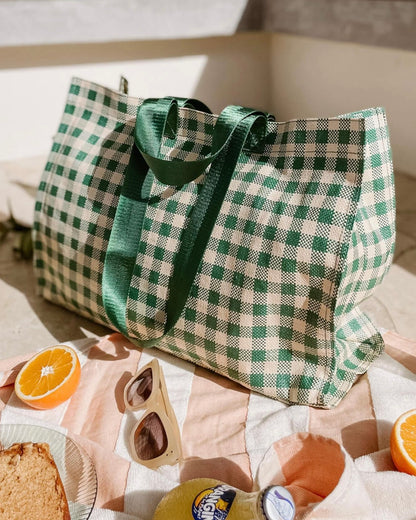louenhide, simpson bag, beach bag, tote bag, shopper bag, green
