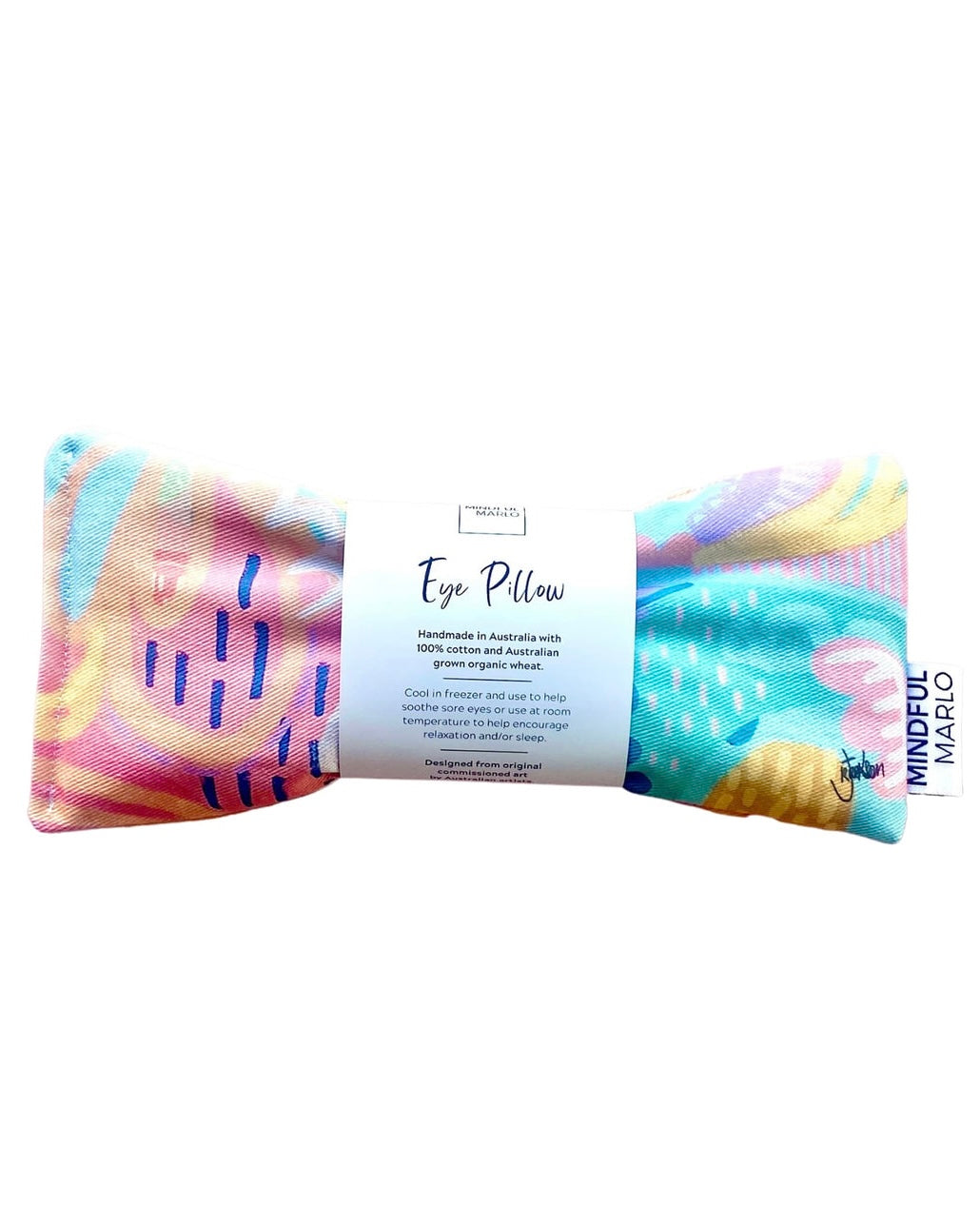 mindful marlo, eye pillow, heat pack, haven