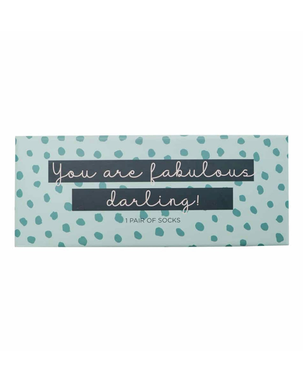 You are Fabulous Darling! Boxed Socks