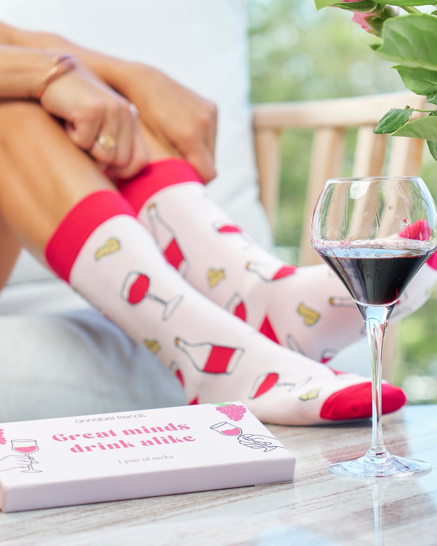 Great Minds Drink Alike Boxed Socks