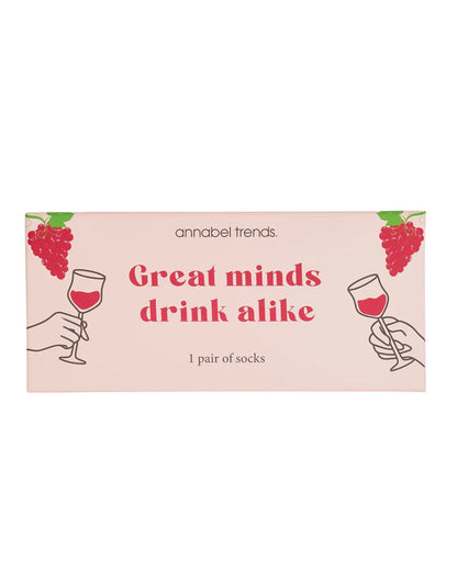 Great Minds Drink Alike Boxed Socks