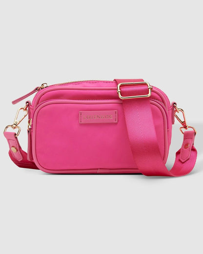 Cali Nylon Crossbody Bag (Pink)