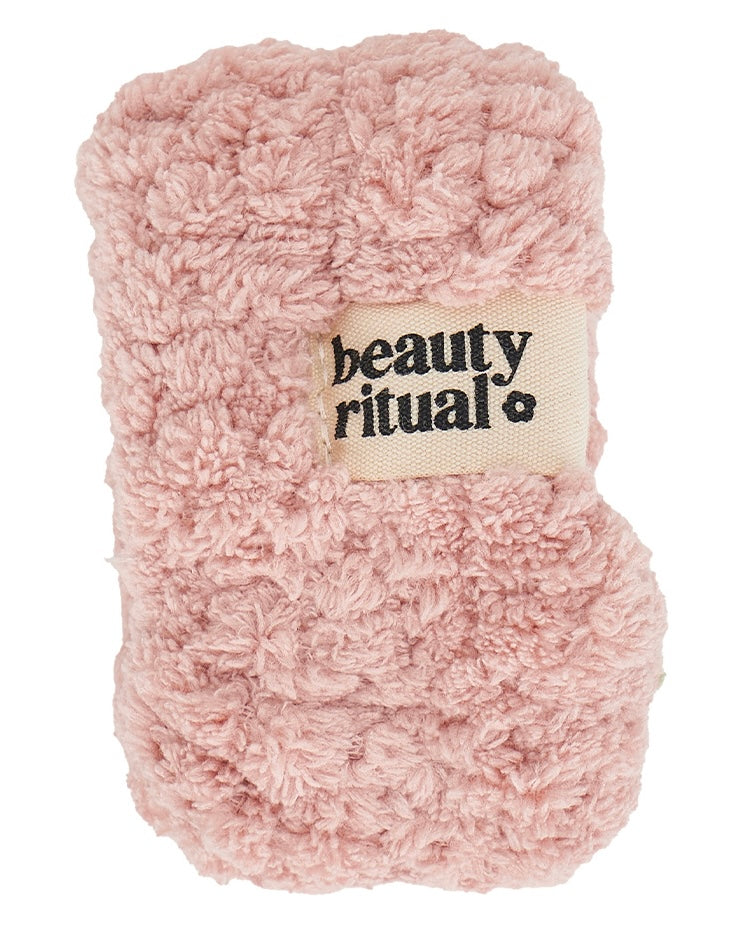 Beauty Ritual Luxury Waffle Wash Set (Dusty Pink)