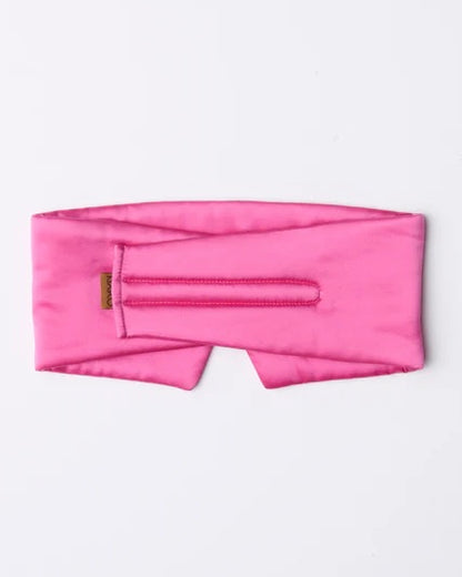 Glow Getter Block Out Silk Eye Mask (Perfect Pink)