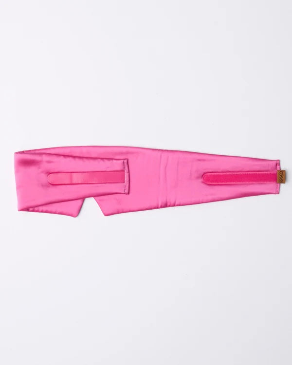 Glow Getter Block Out Silk Eye Mask (Perfect Pink)