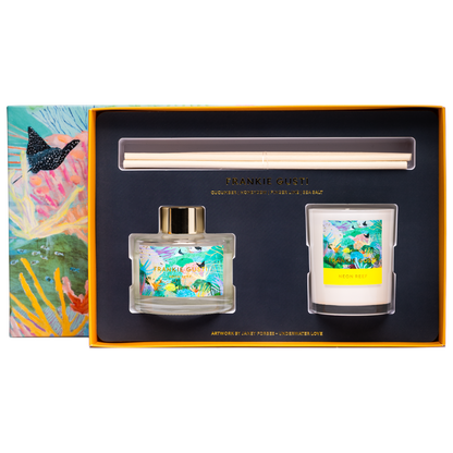 Holiday Candle + Diffuser Duo (Neon Reef)