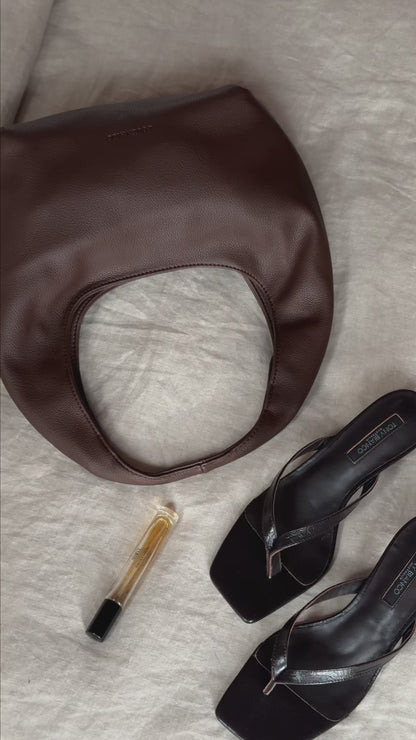 Mini Monaco Shoulder Bag (Chocolate)
